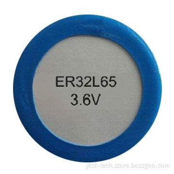 Factory Supply ER Coin Lithium Battery, 1,000mAh Rated Capacity